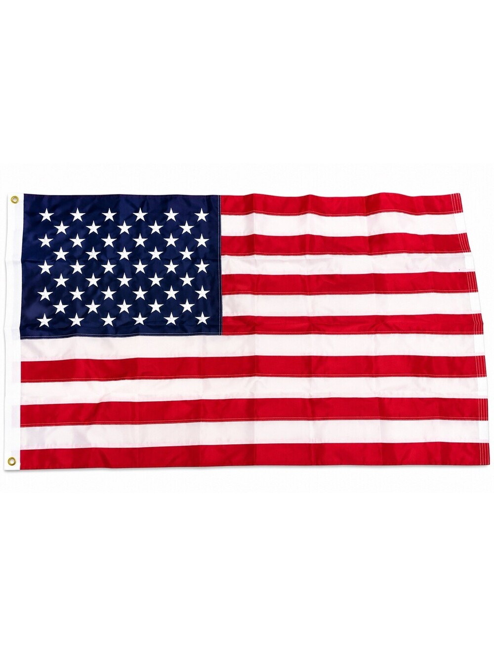 New USA American Flag 35x58 in Red White Blue Outdoor Indoor Banner Grommets